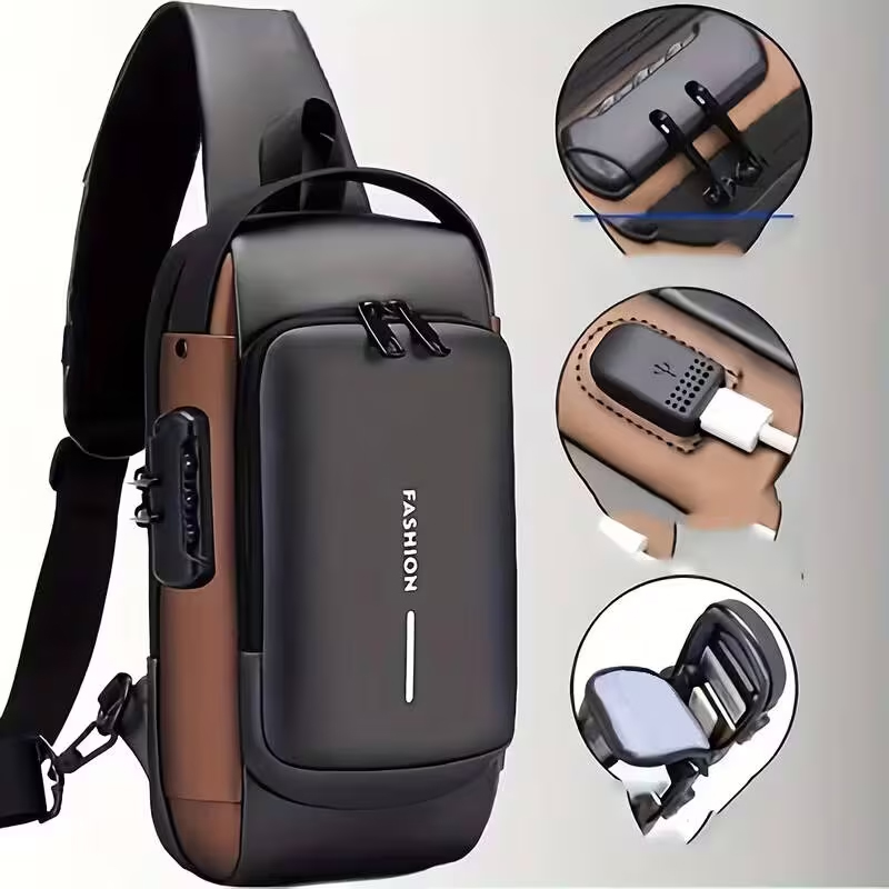 Motorcycle Gear Backpack - ロック可能なジッパー付き盗難防止バイク用バックパック – 通勤、旅行、ライディングに最適。メンズバイク用スリングバッグ