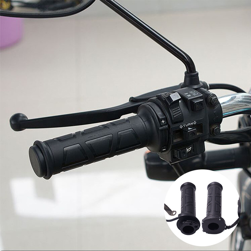 22 ミリメートルオートバイハンド加熱グリップ電気成形グリッ - Handlebar Grip Heated のレビューと価格