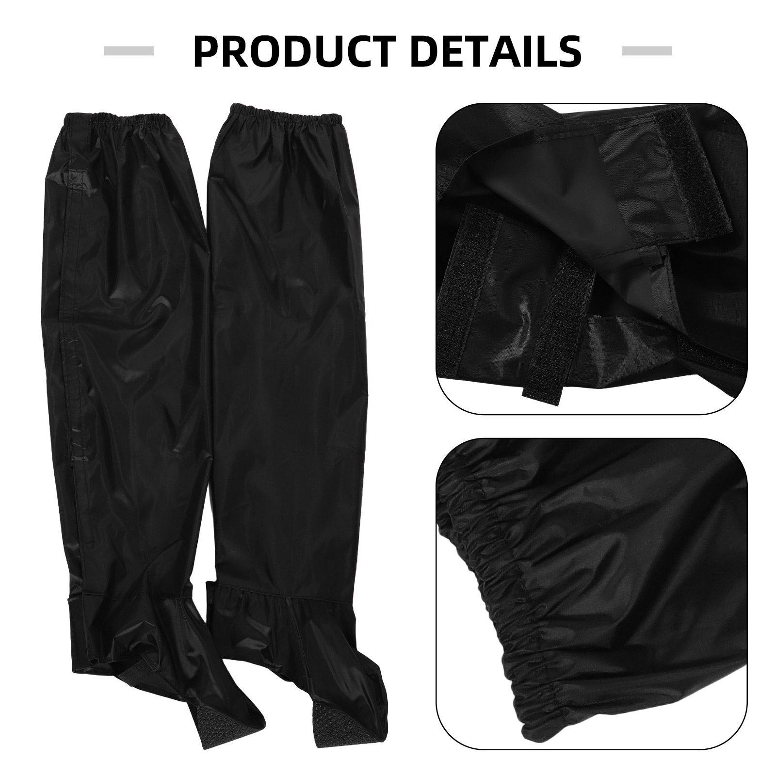 男女兼用、防水レインパンツ1組。バイク用、レインブーツカバー - Motorcycle Gear For Woman のレビューと価格