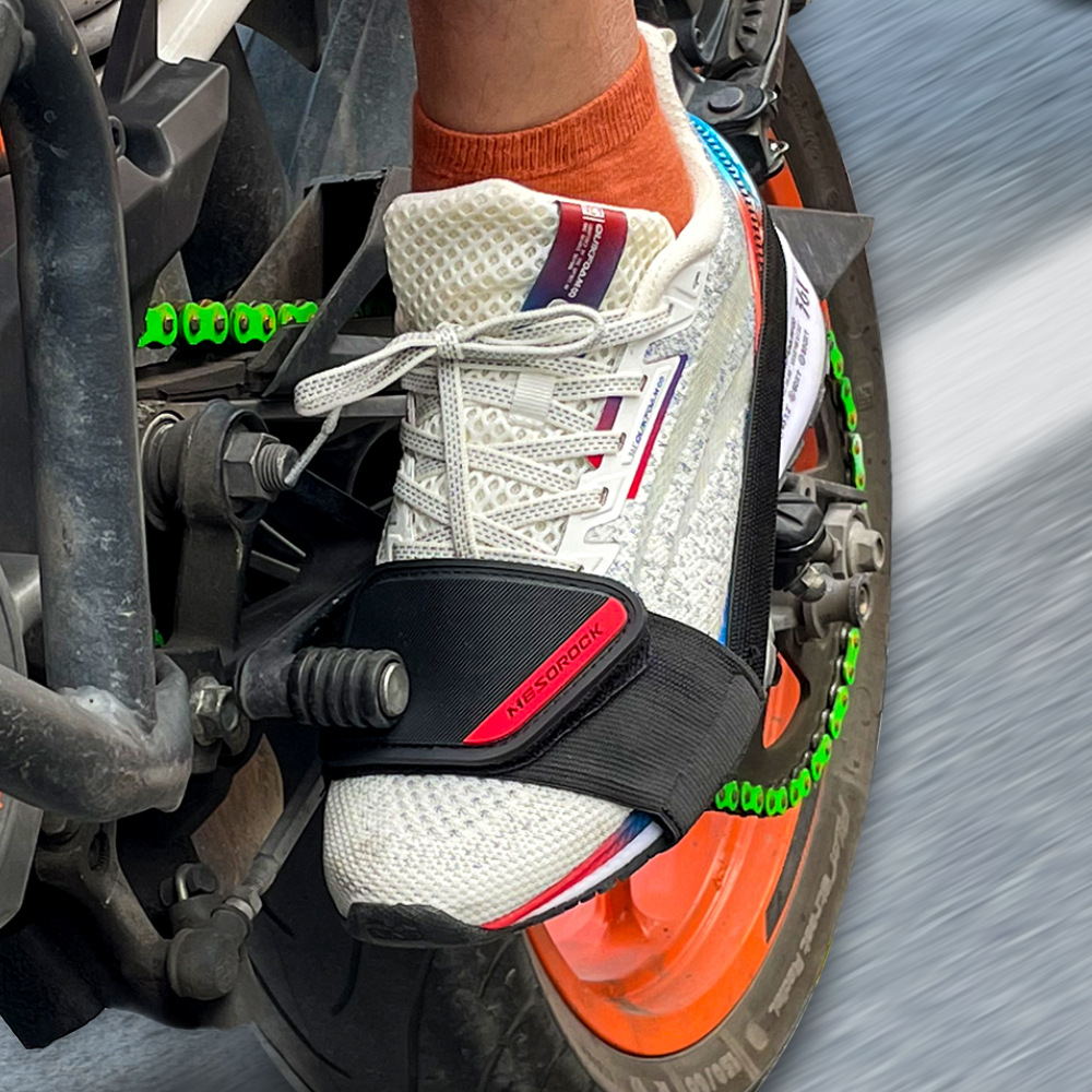 オートバイのギアシフトシューズカバー、調節可能なTPUガード - Motorcycle Gear Lever Extender のレビューと価格